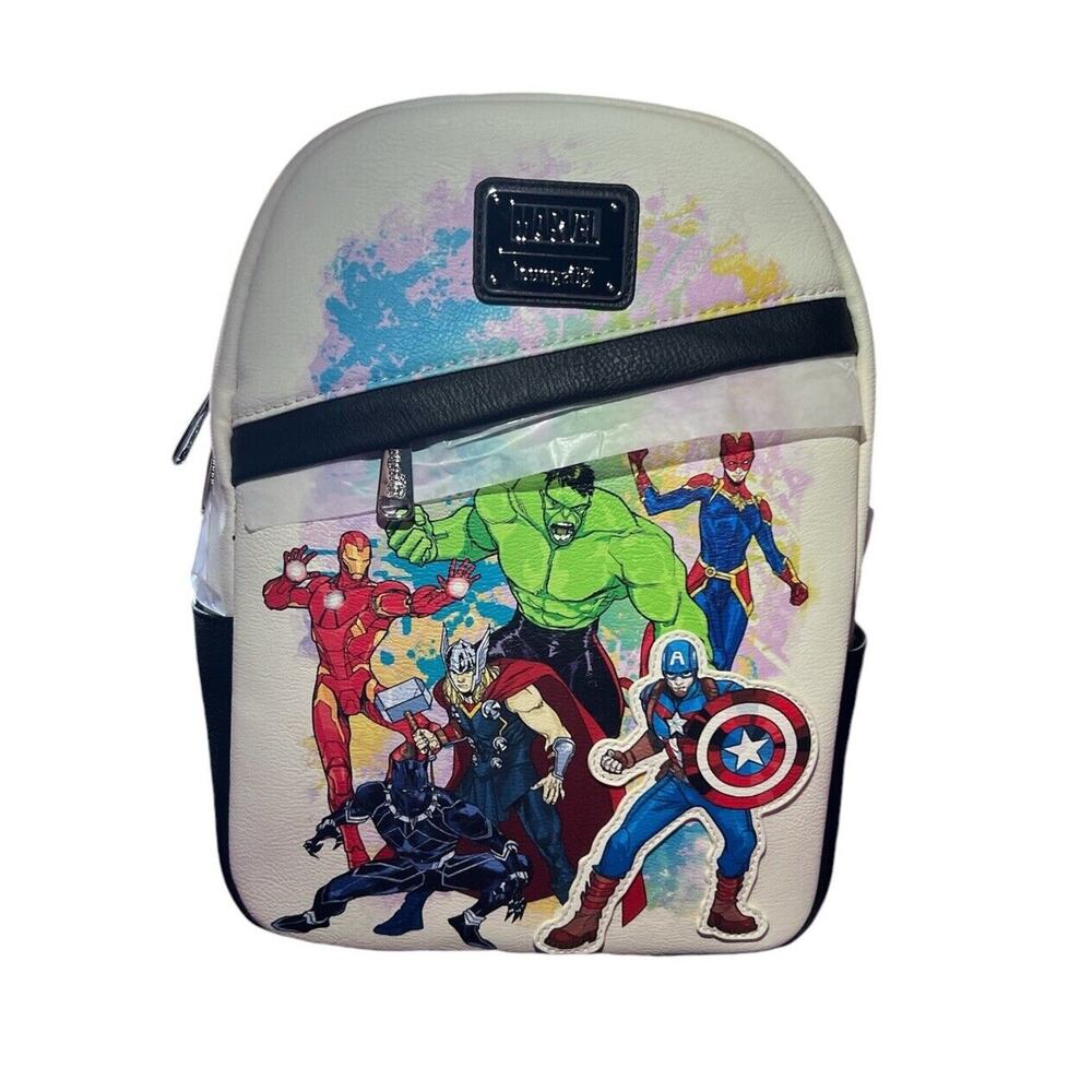 2024 Disney Parks Marvel Avengers Artist Series Loungefly Mini By Sara Pichelli0